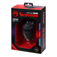 Мишка Marvo M399 RGB-LED USB Black (M399) зображення 7