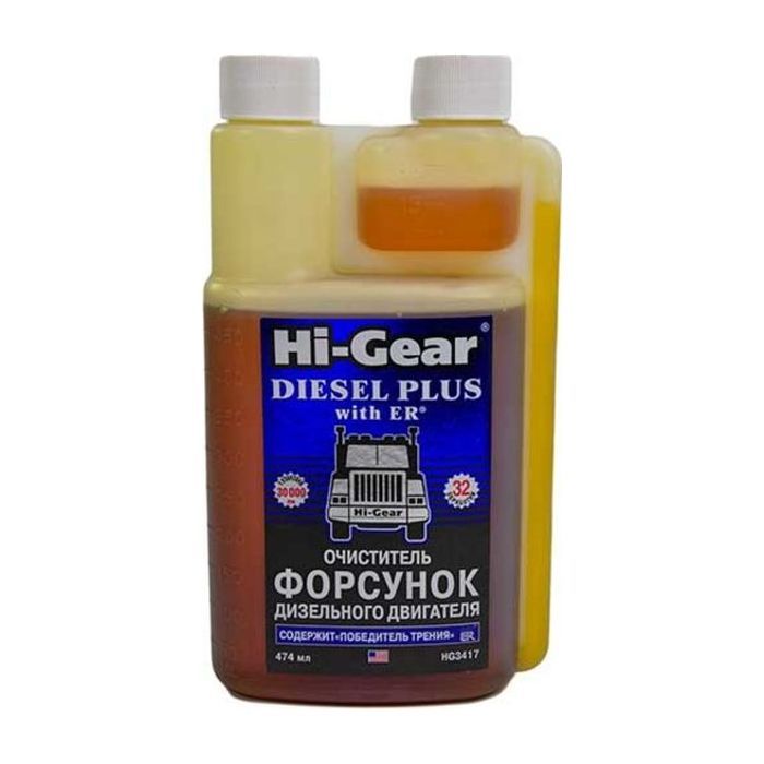 Присадка автомобільна Hi-Gear форсунок для дизеля "пореможець тертя" 474мл (HG3417)