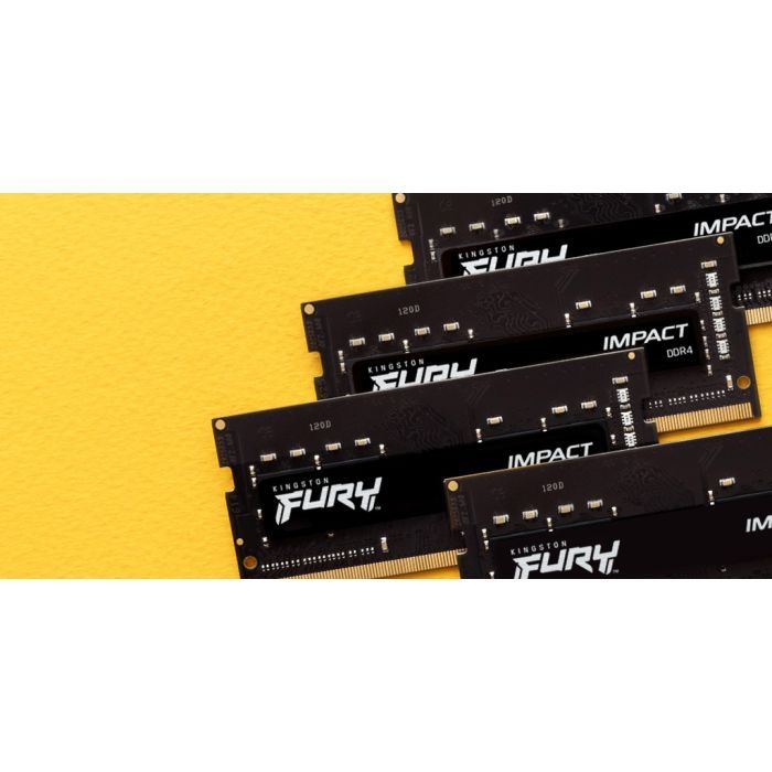 Модуль памяти для ноутбука SoDIMM DDR4 32GB (2x16GB) 3200 MHz Impact Kingston Fury (ex.HyperX) (KF432S20IBK2/32) изображение 5