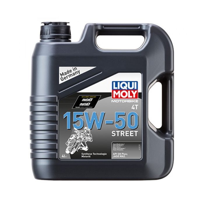 Моторное масло Liqui Moly Motorbike 4T 15W-50 Street 4л. (1689)