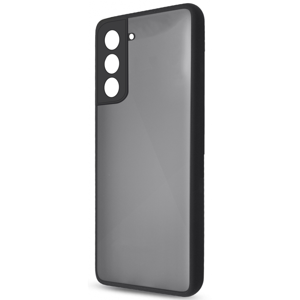 Чехол для мобильного телефона MakeFuture Samsung S21 FE Frame (Matte PC+TPU) Black (MCMF-SS21FEBK)