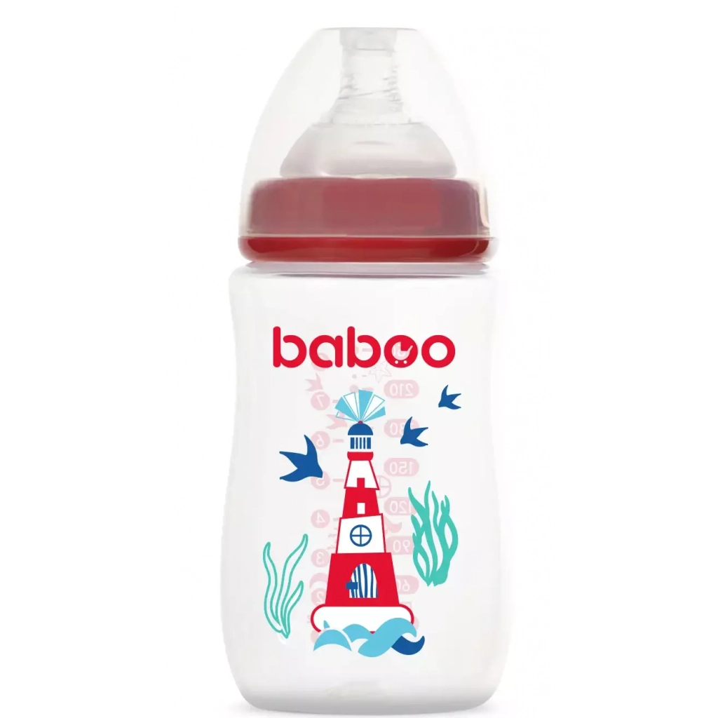 Пляшечка для годування Baboo Морський коник 250 мл (3-114)