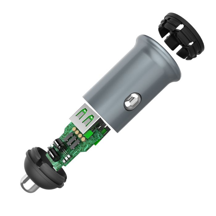 Зарядний пристрій ColorWay 2USB Quick Charge 3.0 (36W) Gray (CW-CHA036Q-GR) зображення 5