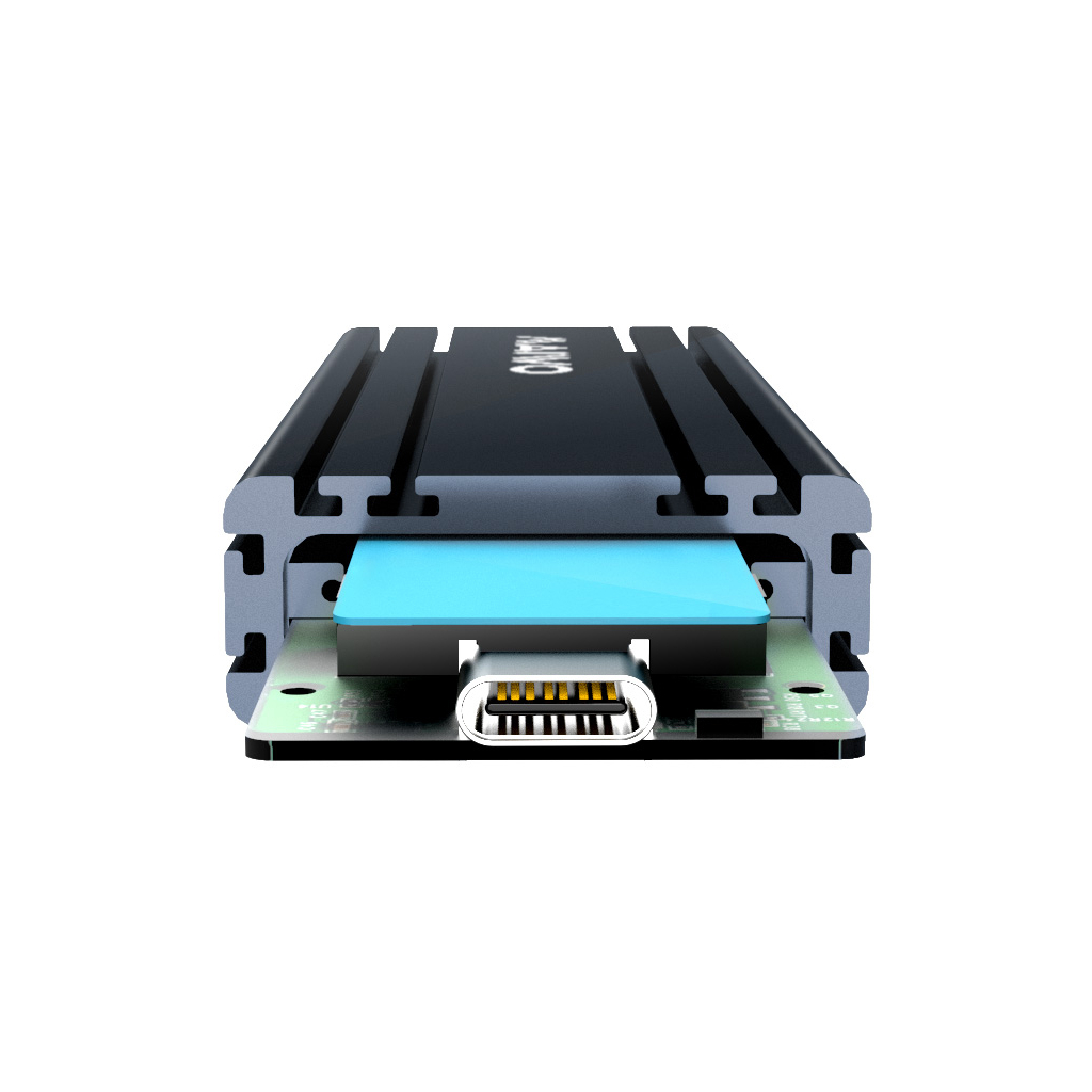 Кишеня зовнішня Maiwo M.2 SSD NVMe (PCIe) — USB 3.1 Type-C (K1686P space grey) зображення 6