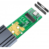 Кишеня зовнішня Maiwo M.2 SSD NVMe (PCIe) — USB 3.1 Type-C (K1686P space grey) зображення 7