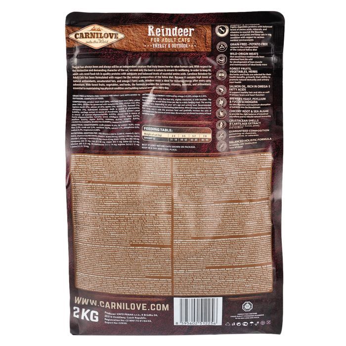Сухой корм для кошек Carnilove Cat Energy and Outdoor 400 г (8595602512263) изображение 2