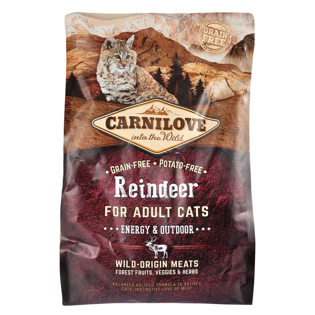 Сухой корм для кошек Carnilove Cat Energy and Outdoor 2 кг (8595602512256)