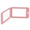 Бейдж Axent вертикальный, PP, 50х85мм, розовый (4530-10-A) изображение 2