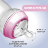 Пляшечка для годування Chicco Natural Feeling силікон швидкий потік 250мл рожева (81335.10) зображення 3