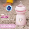 Бутылочка для кормления Chicco Natural Feeling силикон. быстрый поток 330мл розовая (81335.10) изображение 6