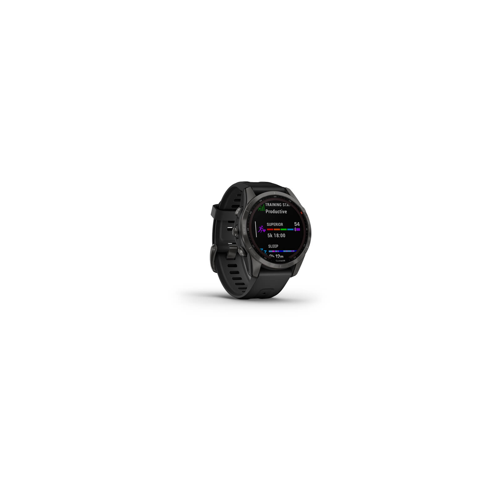 Смарт-часы Garmin fenix 7S Sapphire Sol,Carbon Gray DLC Ti w/ith Blk Band, GPS (010-02539-25) изображение 3