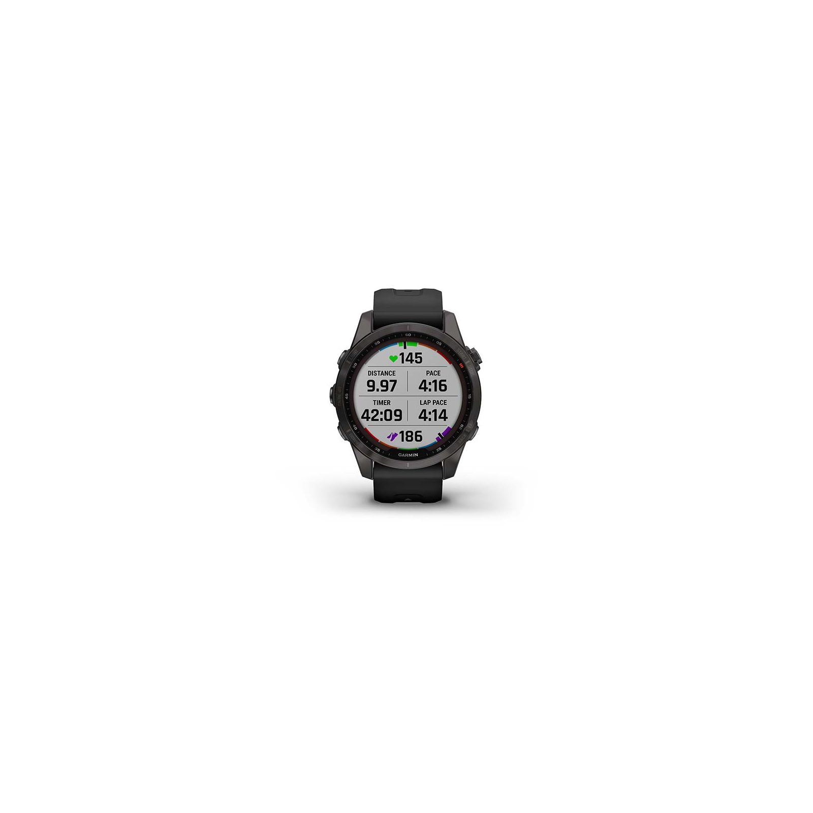 Смарт-часы Garmin fenix 7S Sapphire Sol,Carbon Gray DLC Ti w/ith Blk Band, GPS (010-02539-25) изображение 9
