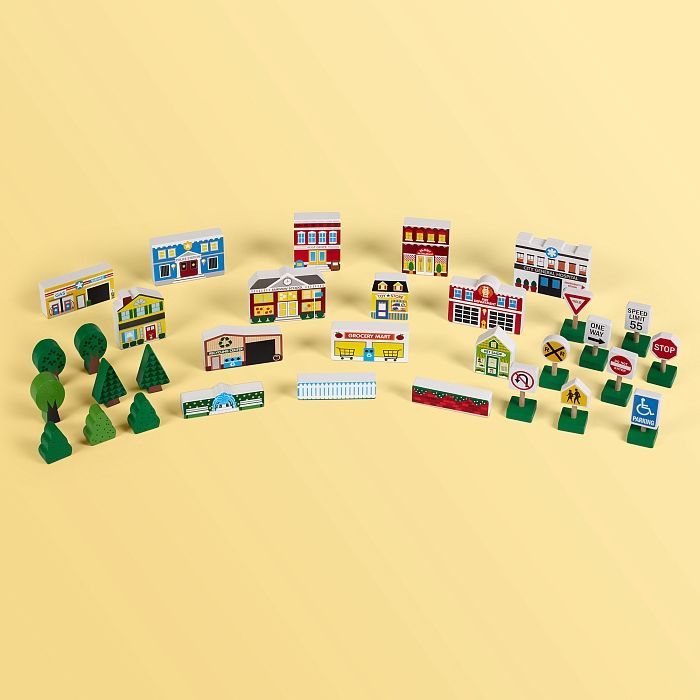 Ігровий набір Melissa&Doug дерев'яний "Місто" (MD14796) зображення 2