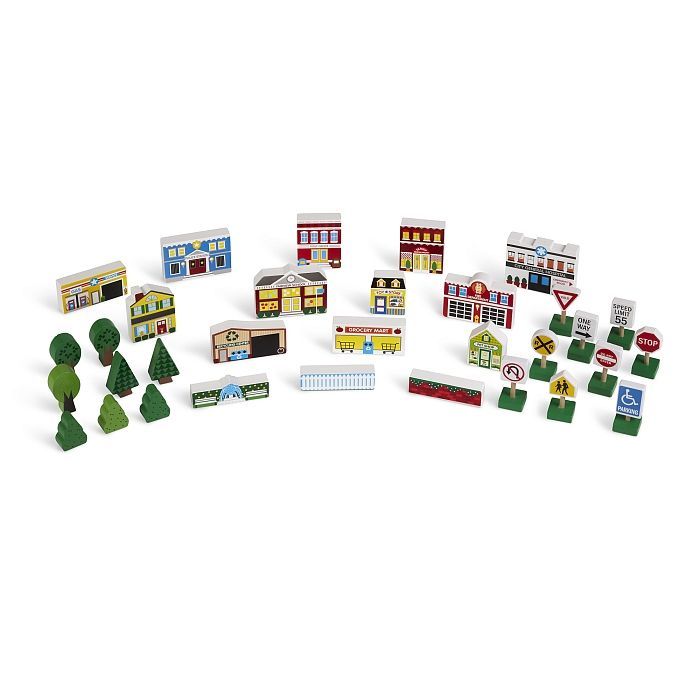 Ігровий набір Melissa&Doug дерев'яний "Місто" (MD14796) зображення 3