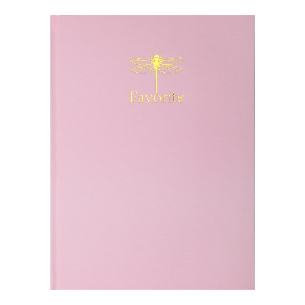 Канцелярська книга Buromax А4 FAVOURITE, PASTEL, 96 аркушів, клітинка, рожева (BM.2400-410)