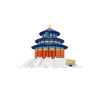 Конструктор Wange Храм неба, Китай (WNG-Temple- Heaven) зображення 4