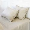 Наволочка MirSon Льон Natural Linen 40х40 Grey sky (2200005371787)