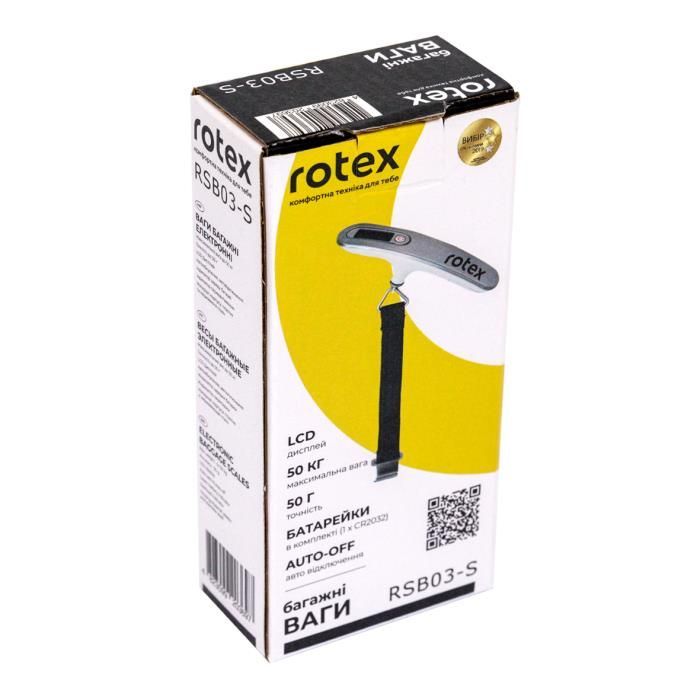 Ваги для багажу Rotex RSB03-S зображення 2