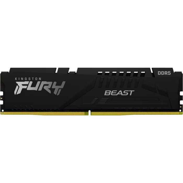 Модуль памяти для компьютера DDR5 16GB (2x8GB) 5200 MHz Beast Black Kingston Fury (ex.HyperX) (KF552C36BBEK2-16) изображение 2