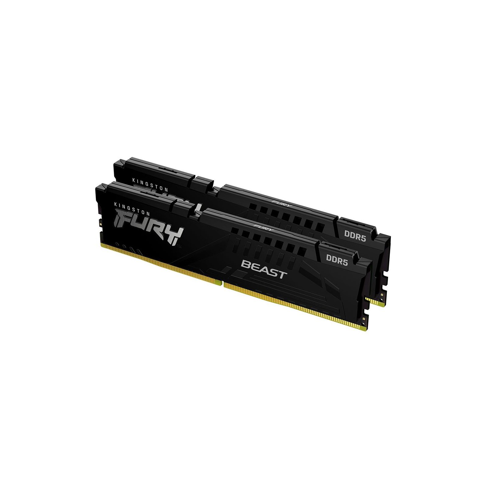 Модуль памяти для компьютера DDR5 32GB (2x16GB) 5200 MHz Beast AM5 Black Kingston Fury (ex.HyperX) (KF552C36BBEK2-32)