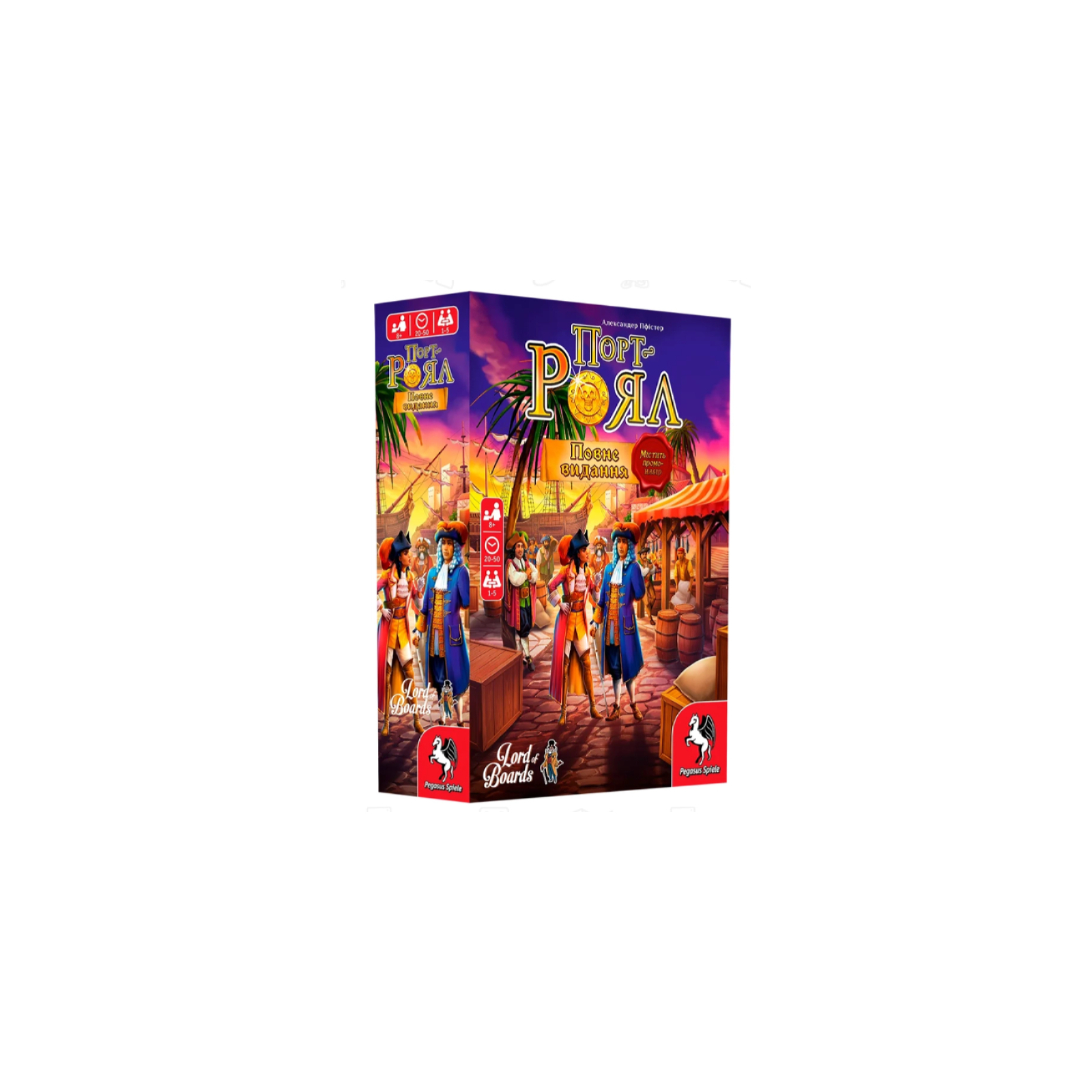 Настольная игра Lords of Boards Порт-Роял. Полное Издание (Port-Royal Big Box), украинский (LOB2114UA)