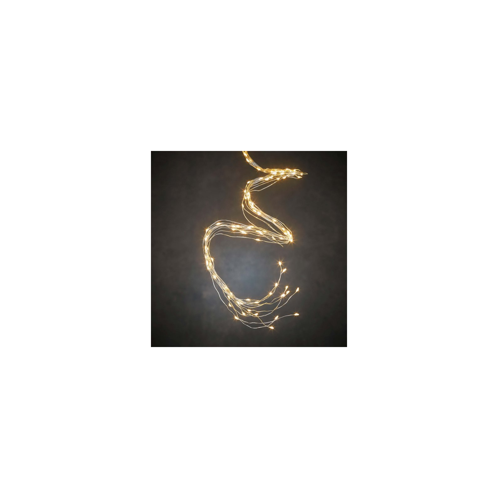 Гирлянда Luca Lighting Охапка струн 2 м серебряная струна теплый белый (8718861853377)