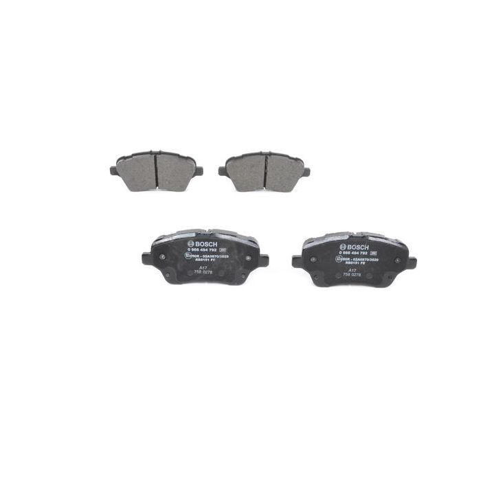 Гальмівні колодки Bosch 0986494792 зображення 4