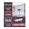 Автолампа SOLAR H4 12V 60/55W P43t-38 Starlight + 60, (1234S2) зображення 2