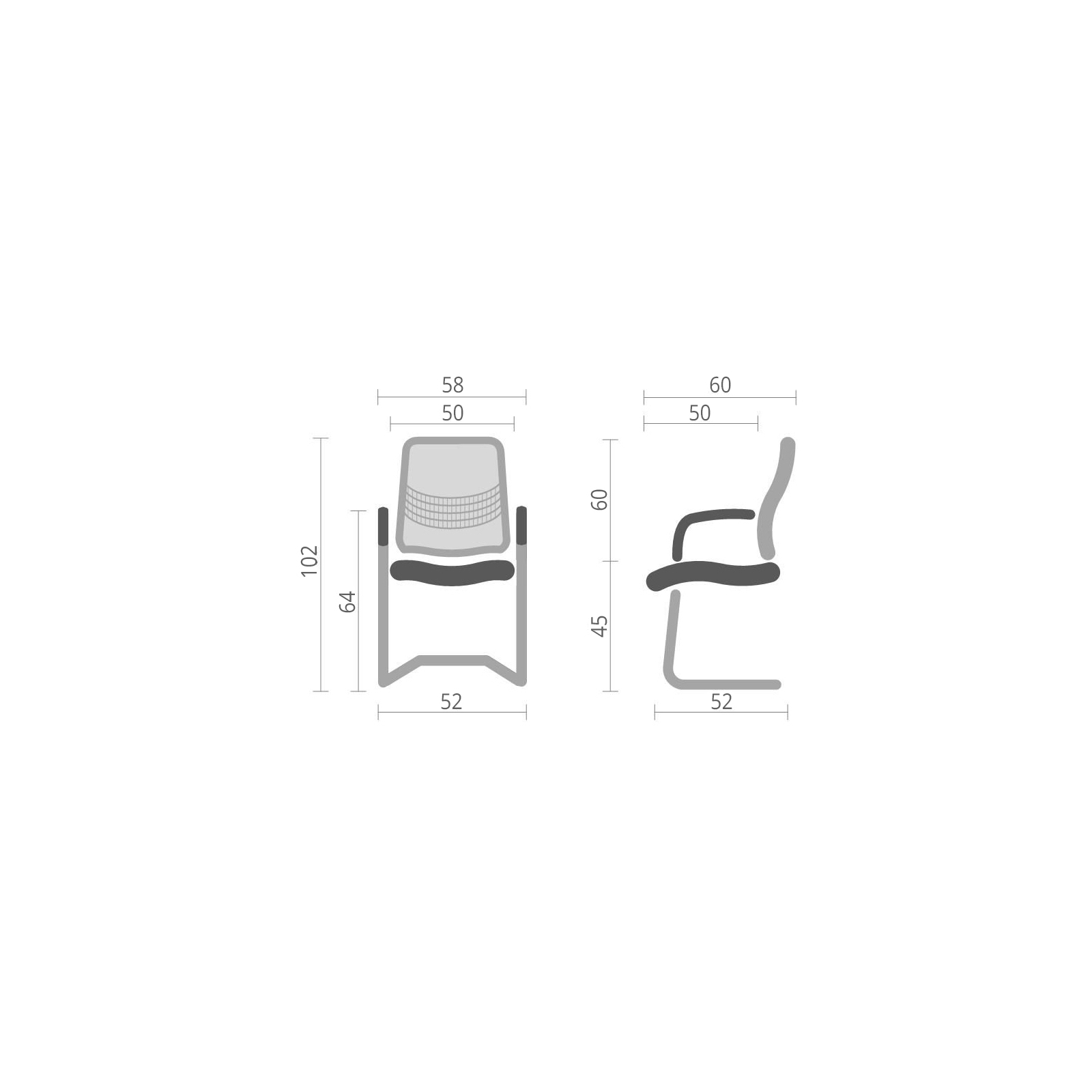 Офісне крісло Аклас Селла CF 8003D Чорний (00060140) зображення 5