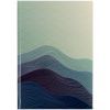 Канцелярська книга Axent Waves А4, 96 аркушів, клітинка, синя (8422-562-A)