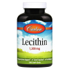 Амінокислота Carlson Лецитин, 1200 мг, Lecithin, 100 желатинових капсул (CL8621)