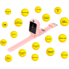 Смарт-часы AURA A4 4G WIFI Pink (KWAA44GWFP) изображение 4