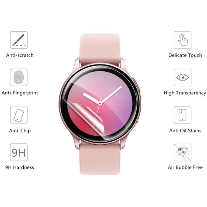 Плівка захисна Drobak Hydrogel Samsung Galaxy Watch 4 46mm (2шт) (313156) (313156) зображення 2