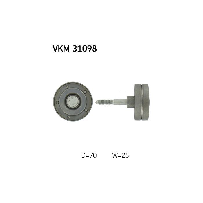 Ролик натяжителя ремня SKF VKM 31098
