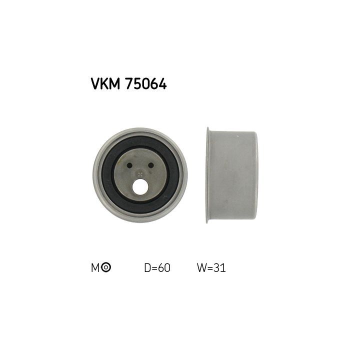Ролик натягувача ременя SKF VKM 75064