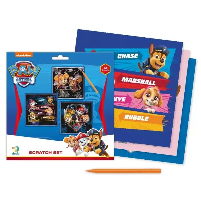 Набір для творчості DoDo гравюр Paw Patrol 3 шт (200194)