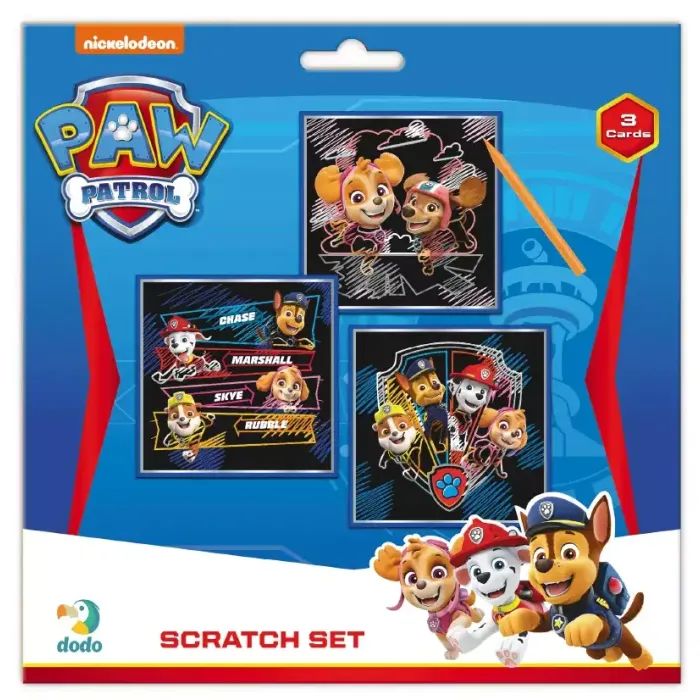 Набір для творчості DoDo гравюр Paw Patrol 3 шт (200194) зображення 2