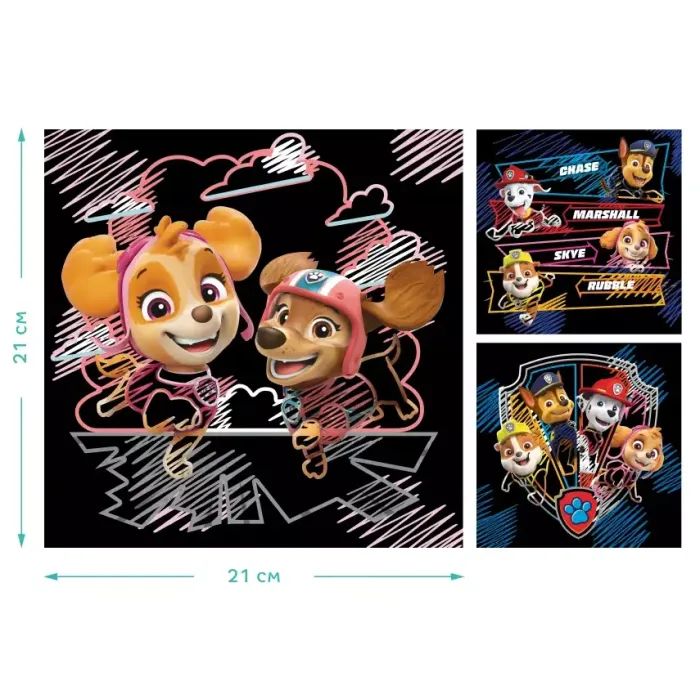 Набір для творчості DoDo гравюр Paw Patrol 3 шт (200194) зображення 5