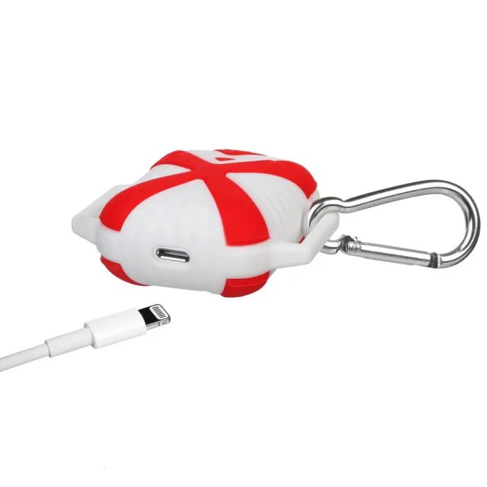 Чехол для наушников X-HuWei i-Smile для Apple AirPods IPH1443 Red+White (702334) изображение 4
