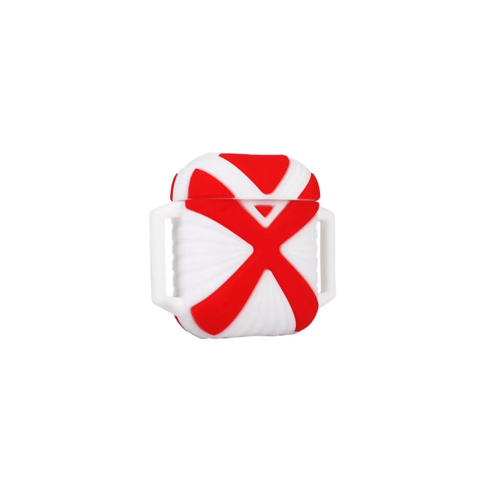 Чехол для наушников X-HuWei i-Smile для Apple AirPods IPH1443 Red+White (702334)