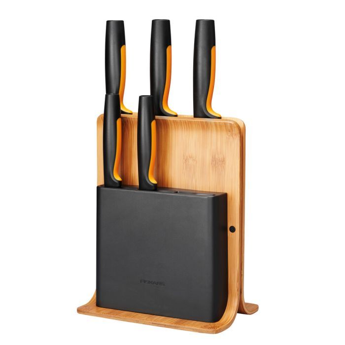 Набор ножей Fiskars Functional Form Bamboo 5 шт (1057552)