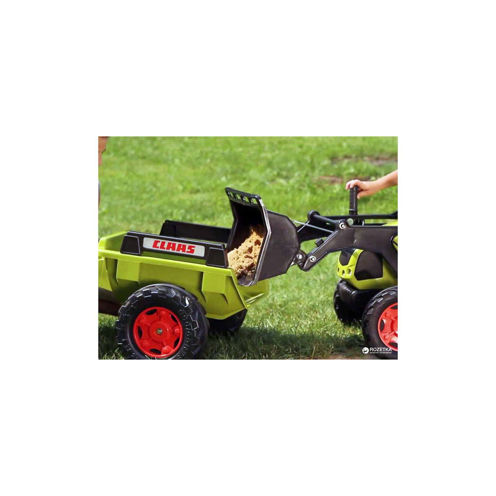 Веломобіль Falk Claas Arion трактор на педалях Зелений (2070Y) зображення 4
