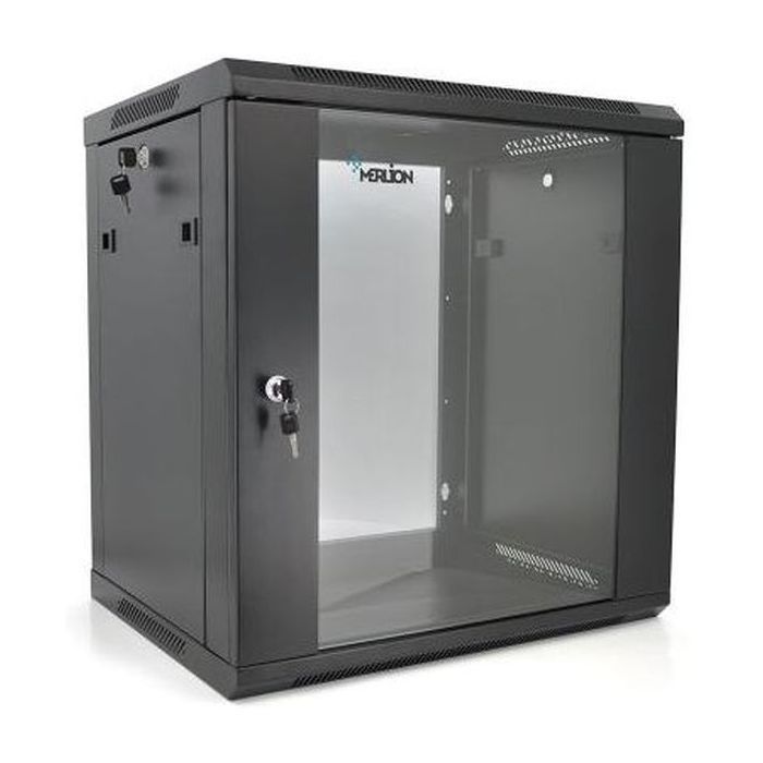 Шкаф настенный Merlion 15U 19" 600*450*768 (Ш*Г*В)мм, black (Ml3-6415)