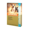 Капли для животных Bayer Адвокат от заражений эндо и экто паразитами для собак 4-10 кг 3/1 мл (4007221037392)