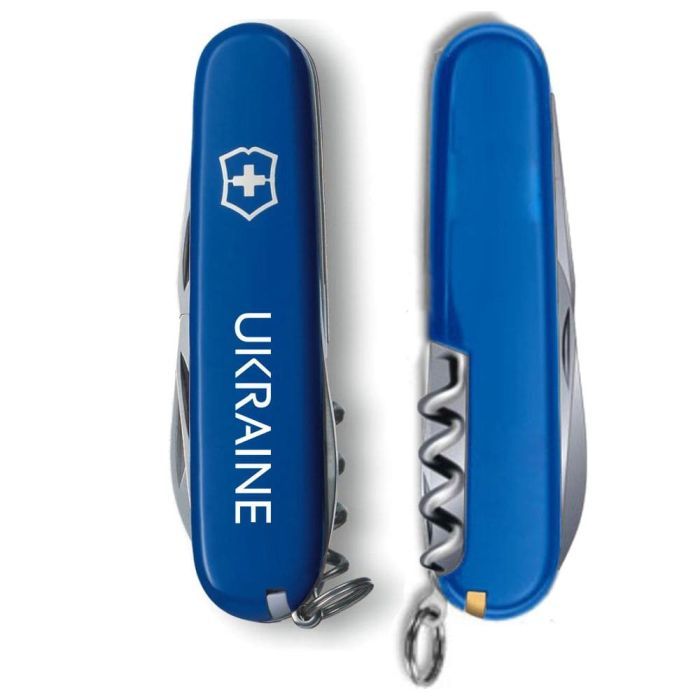 Ніж Victorinox Spartan Ukraine Blue "Квіти" (1.3603.2_T1050u) зображення 2