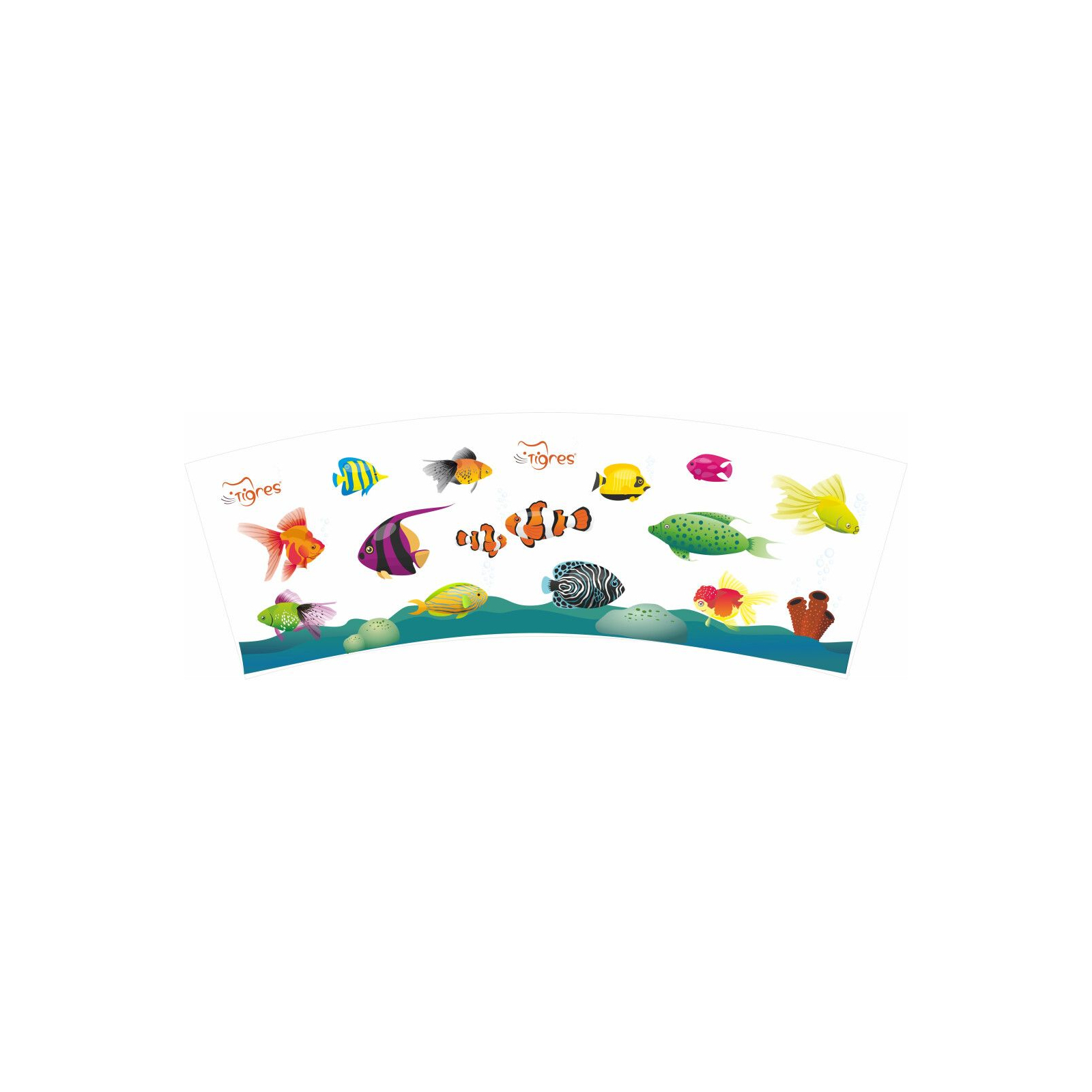 Игрушка для песка Tigres Подводный мир 5 элементов с термонаклейкой (39908) изображение 2