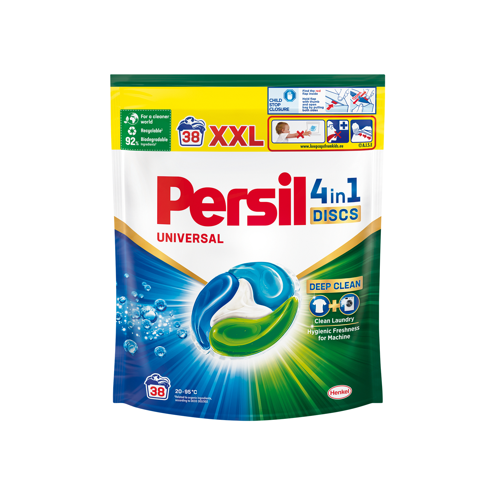 Капсулы для стирки Persil Discs Universal 38 шт. (9000101566529)
