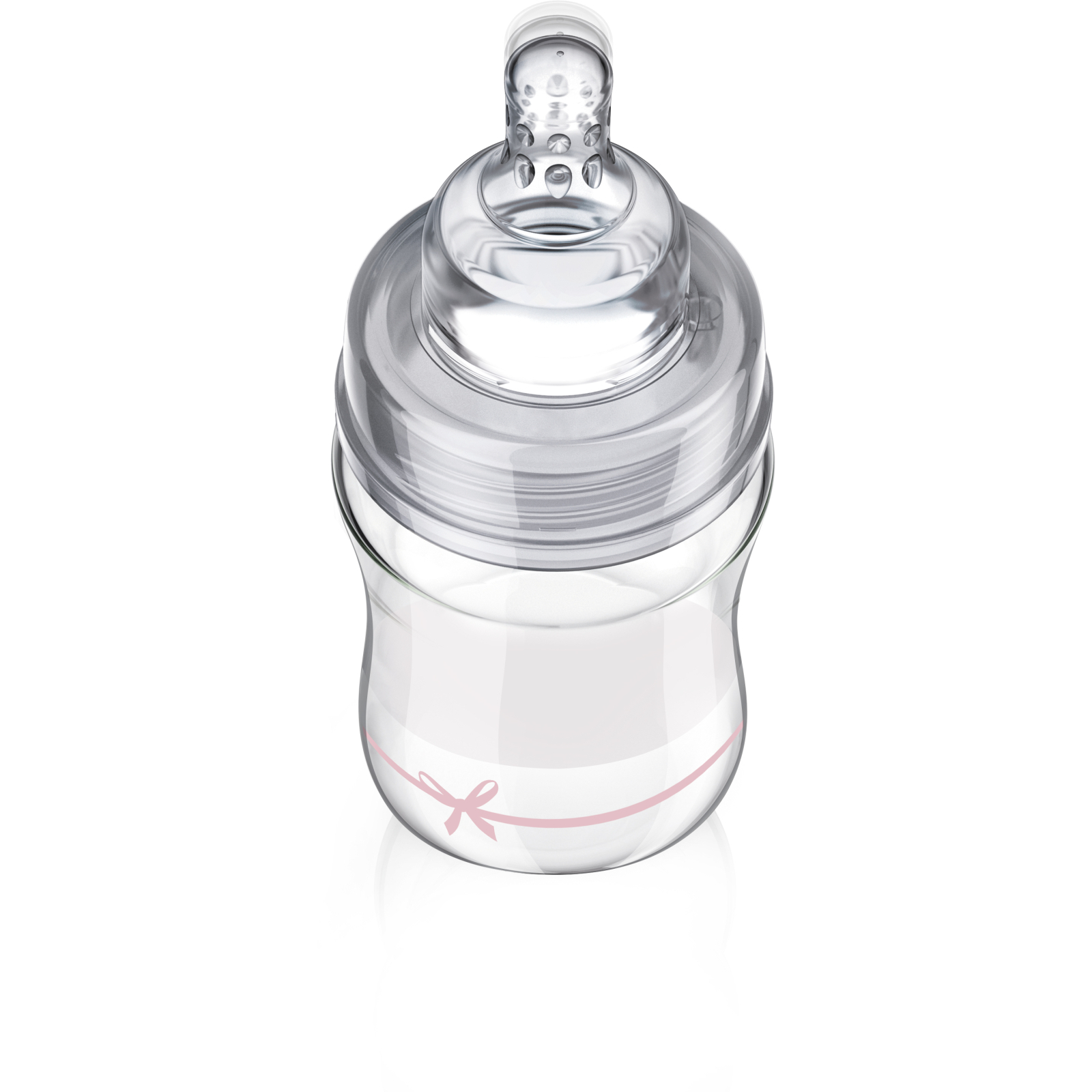 Пляшечка для годування Lovi Diamond Glass Baby Shower скляна 250 мл Рожева (74/204girl) зображення 2