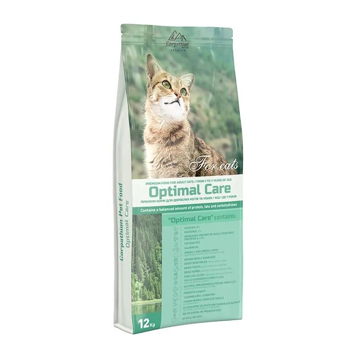 Сухой корм для кошек Carpathian Pet Food Optimal Care 12 кг (4820111140817)