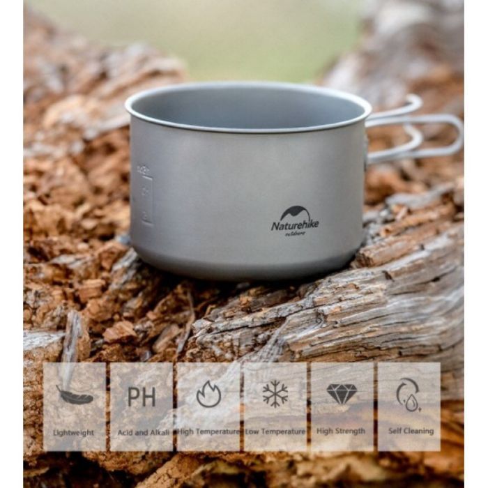 Котел туристический Naturehike NH18 1,3 л (6927595733561) изображение 4